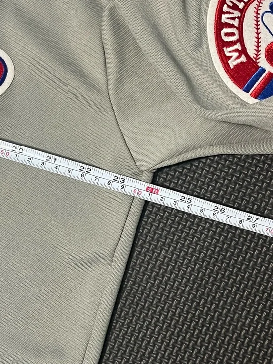 90s CCM vintage Montreal Expos MLB baseball button up jersey made in Canada XL - Picture 7 of 10